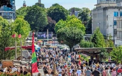 Biggest city centre play area opens in Armada Way