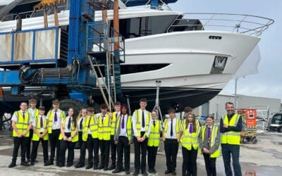 All Saints Students Explore Engineering Careers at Princess Yachts