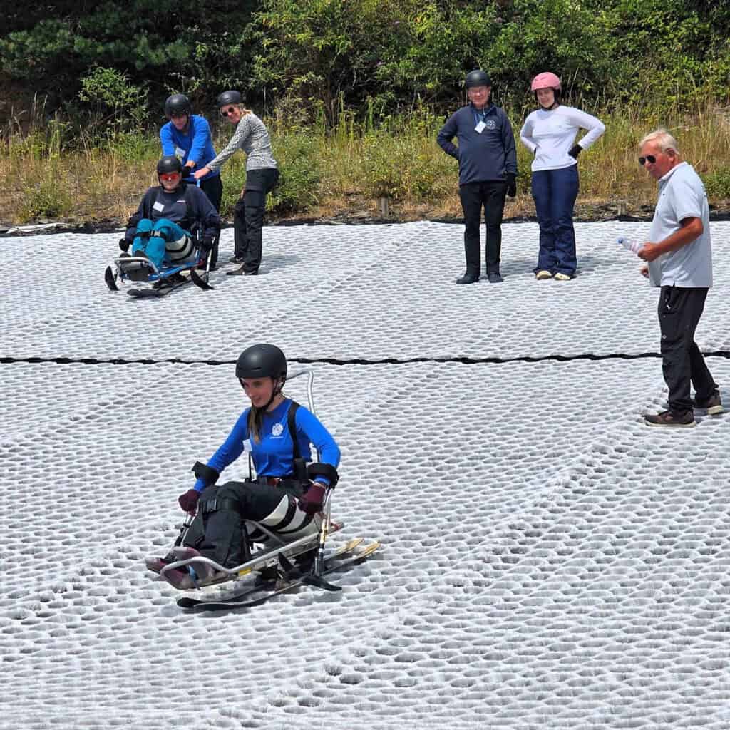 Adaptive skiing sessions for disabled people are now available at Plymouth Snowsports Centre