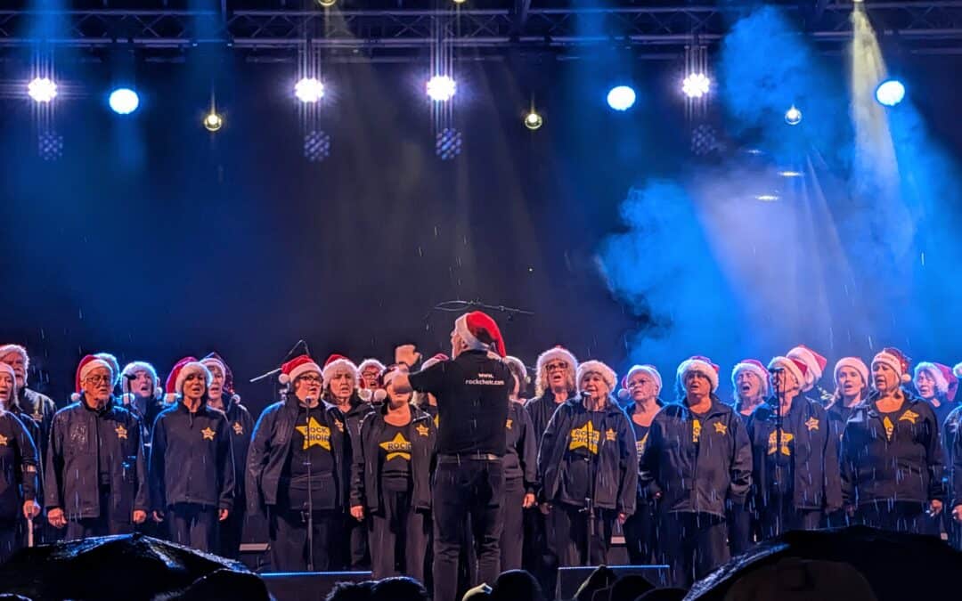 Plymouth City Centre Christmas Lights Switch On Stage
